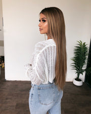 Becca Knit Sweatshirt(Ivory)
