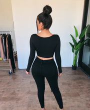 Bella Super High Rise Skinny Ankle Jeans(Black Shadow)